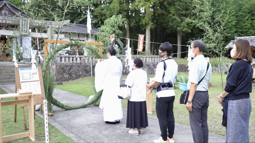 広島　宮崎神社の夏越の大祓い