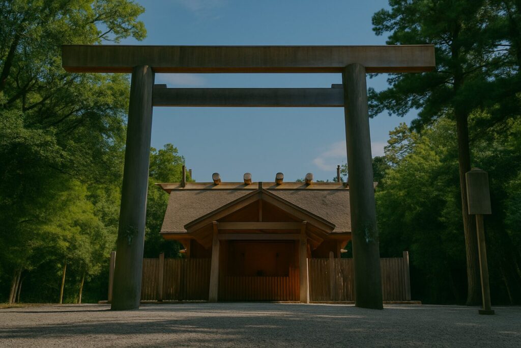 神社と鳥居の風景