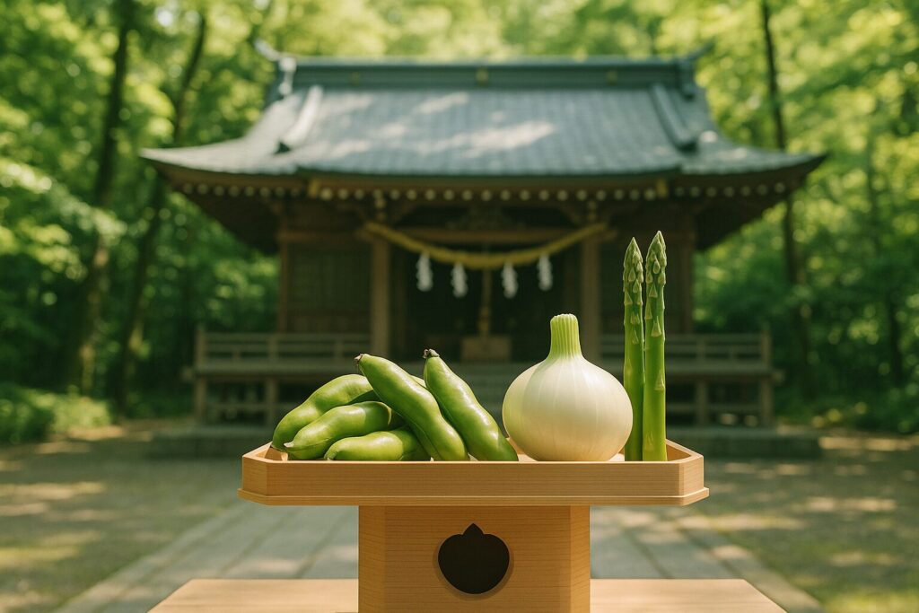宮崎神社の小満のお供え物